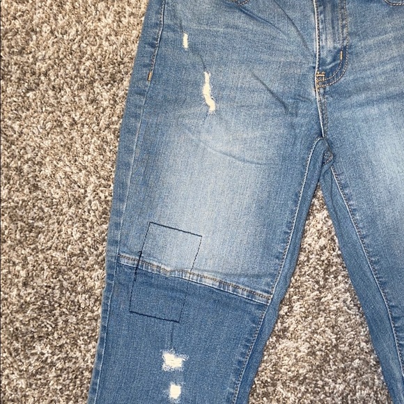 Bongo distressed two tone jeans size 4 - Picture 3 of 10